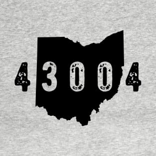 43004 Zip Code Blacklick Ohio T-Shirt